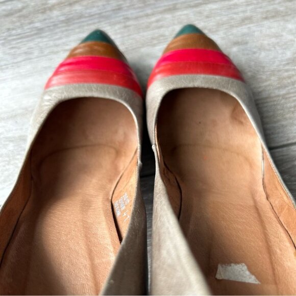 Vintage Faith Multicolour Retro  Fashion Leather Pumps Made in Spain - Picture 9 of 14